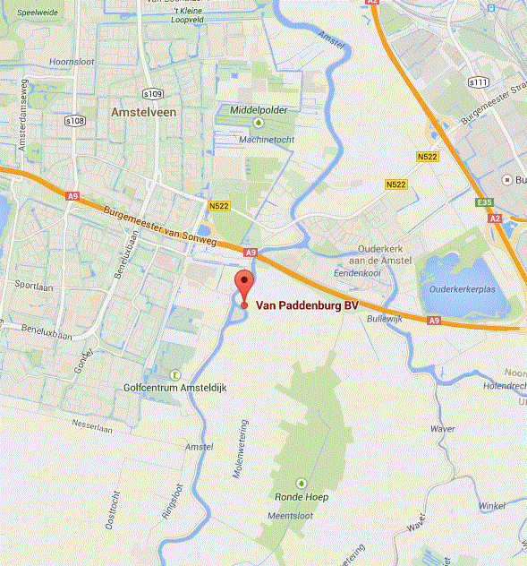 Klik op kaart voor locatie op Google Maps